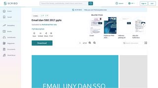 
                            9. Email dan SSO 2017.pptx - Scribd
