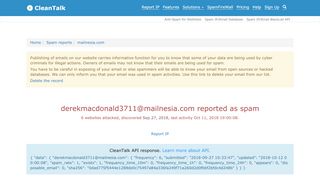 
                            13. Email derekmacdonald3711@mailnesia.com spam report - CleanTalk
