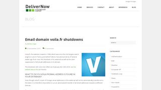 
                            13. Email domain voila.fr shutdowns - DeliverNow