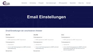 
                            8. Email Einstellungen - Computer Allerlei