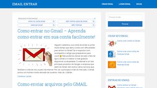 
                            5. Email Entrar