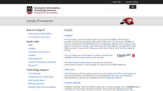 
                            3. Email | Faculty IT resources | Support | EITS - UGA EITS - ...