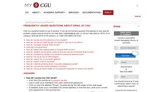 
                            7. Email FAQ - Claremont Graduate University