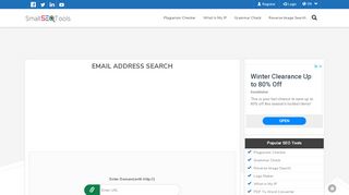 
                            3. Email Finder Tool - Email address search tool | SmallSEOTools