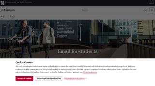 
                            5. Email for students - UvA Students - University of Amsterdam