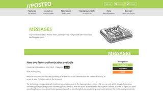 
                            5. Email green, secure, simple and ad-free - posteo.de - New two-factor ...