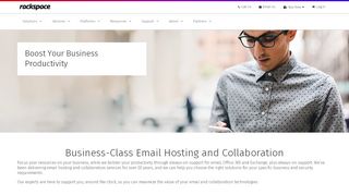 
                            6. Email Hosting & Cloud-Based Office Productivity | Rackspace