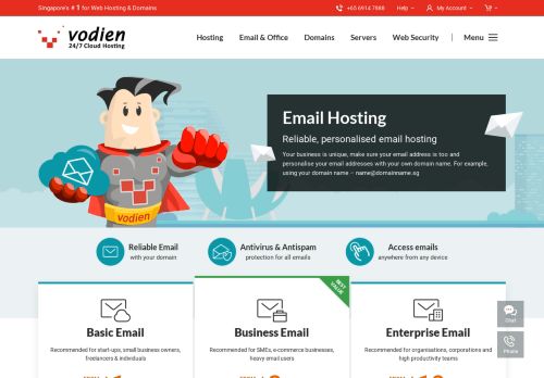 
                            2. Email Hosting | Get your branded email address to ... - Vodien
