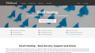 
                            11. Email Hosting - Personalized, Spam-Free, 24/7 Support - SiteGround