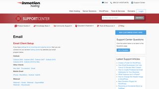 
                            5. Email | InMotion Hosting