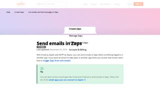 
                            10. Email - Integration Help & Support | Zapier