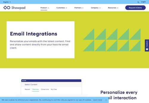 
                            13. Email Integrations – Showpad
