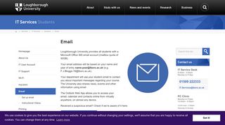 
                            12. Email | IT Services - Students | Loughborough University