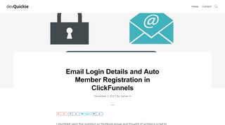 
                            6. Email Login Details and Auto Member Registration in ClickFunnels ...