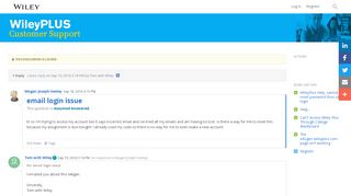 
                            1. email login issue | Wiley
