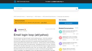 
                            5. Email login loop (att/yahoo) - AT&T Community