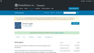 
                            9. Email Login | WordPress.org