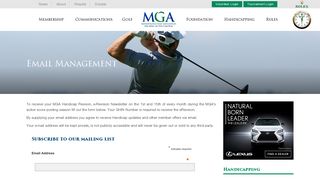 
                            10. Email Management | Metropolitan Golf Association