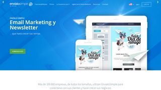 
                            1. Email Marketing y Newsletter. Mailing | EnvialoSimple Estados Unidos