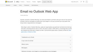 
                            8. Email no Outlook Web App - Outlook - Office Support - Office 365