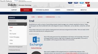 
                            12. Email | North Dakota ITD - North Dakota State Government