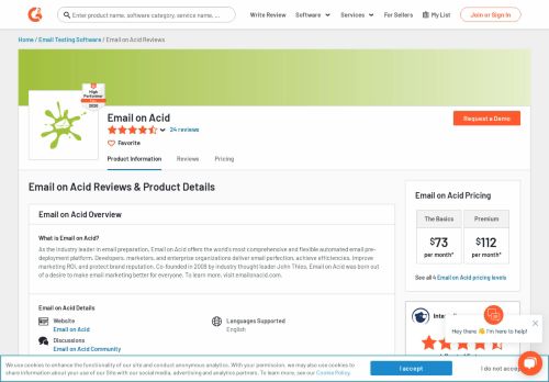 
                            10. Email on Acid Reviews 2019 | G2 Crowd