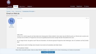 
                            7. Email on Web.de | [HaBo] - Hackerboard