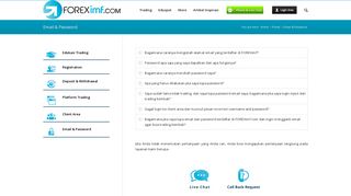 
                            10. Email & Password | FOREXimf.com