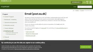 
                            12. Email (post.au.dk) - AU Studerende