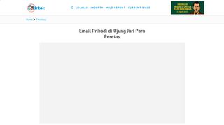 
                            12. Email Pribadi di Ujung Jari Para Peretas - Tirto.ID