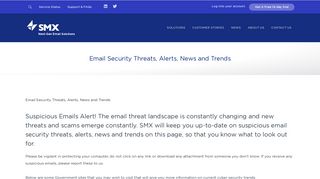 
                            7. Email Security Threats, Alerts, News and Trends - SMX
