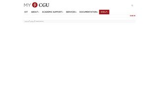 
                            4. Email Service at CGU - Claremont Graduate University