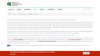 
                            3. Email Services for Staff | OCIO