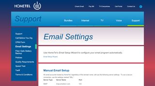 
                            12. Email Settings | HomeTel