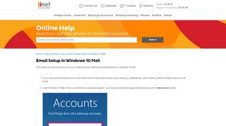 
                            8. Email Setup in Windows 10 Mail | iiHelp