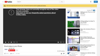 
                            12. Email setup on your iPhone - YouTube
