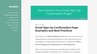 
                            3. Email Sign-Up Confirmation Page Examples and Best Practices ...