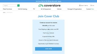 
                            5. Email Sign Up | Coverstore - The Cover Store