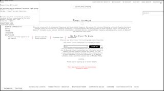 
                            13. Email Sign Up Page | Jo Malone London