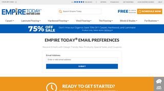 
                            7. Email Signup and Preferences | Empire Today