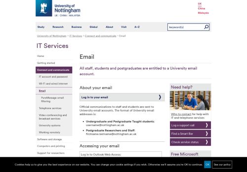 
                            3. Email - The University of Nottingham