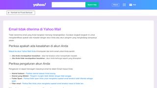
                            2. Email tidak diterima di Yahoo Mail | Yahoo Bantuan - SLN22021