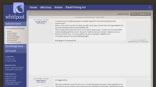 
                            11. Email timing out - Westnet - iiNet Group - Whirlpool Forums