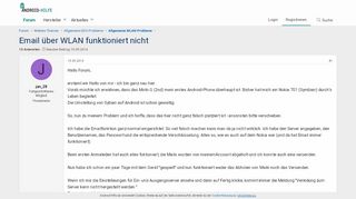 
                            4. Email über WLAN funktioniert nicht - Allgemeine WLAN-Probleme ...