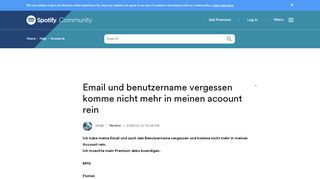 
                            6. Email und benutzername vergessen komme nicht mehr ... - The ...