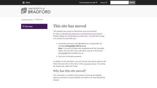 
                            12. Email - University of Bradford - The University of Bradford