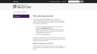 
                            9. Email - University of Bradford