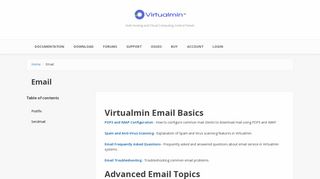 
                            4. Email | Virtualmin