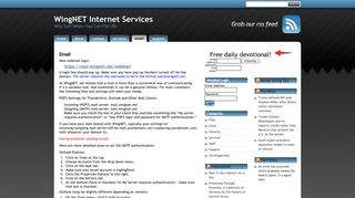 
                            11. Email - WingNET Internet Services