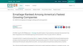 
                            12. Emailage Ranked Among America's Fastest Growing ...